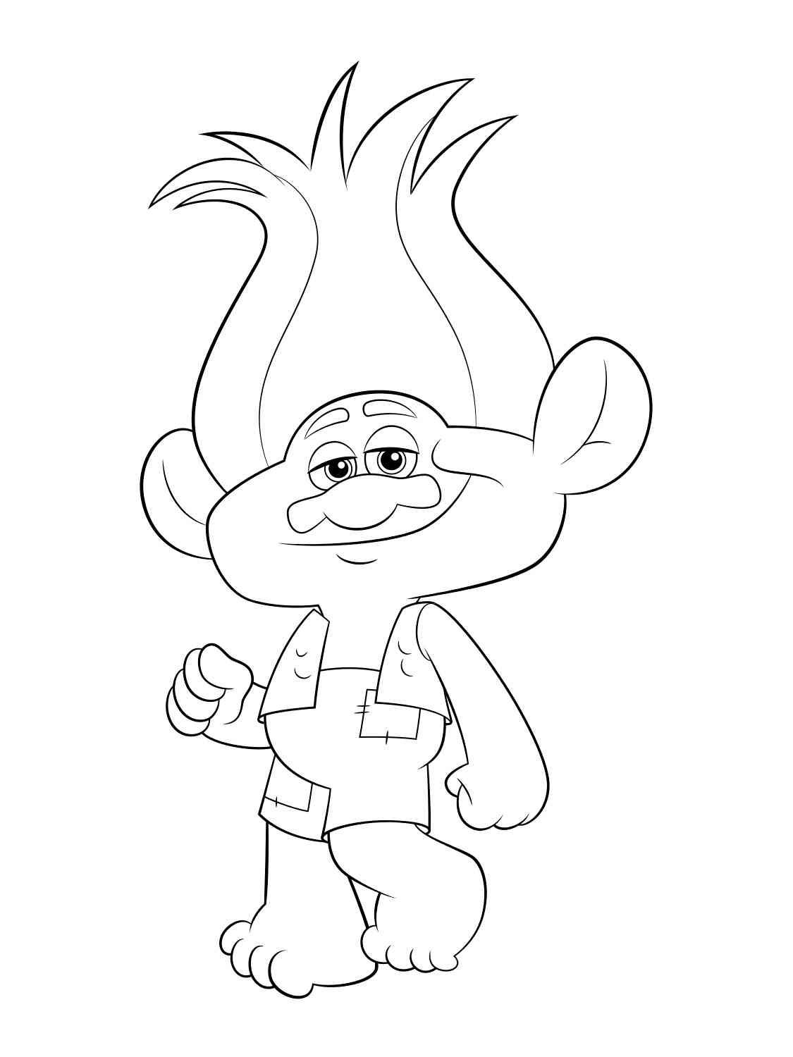 Trolls Coloring Pages Trolls Coloring Pages