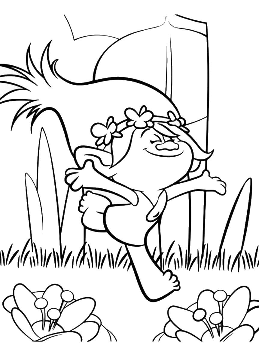 Trolls Coloring Pages