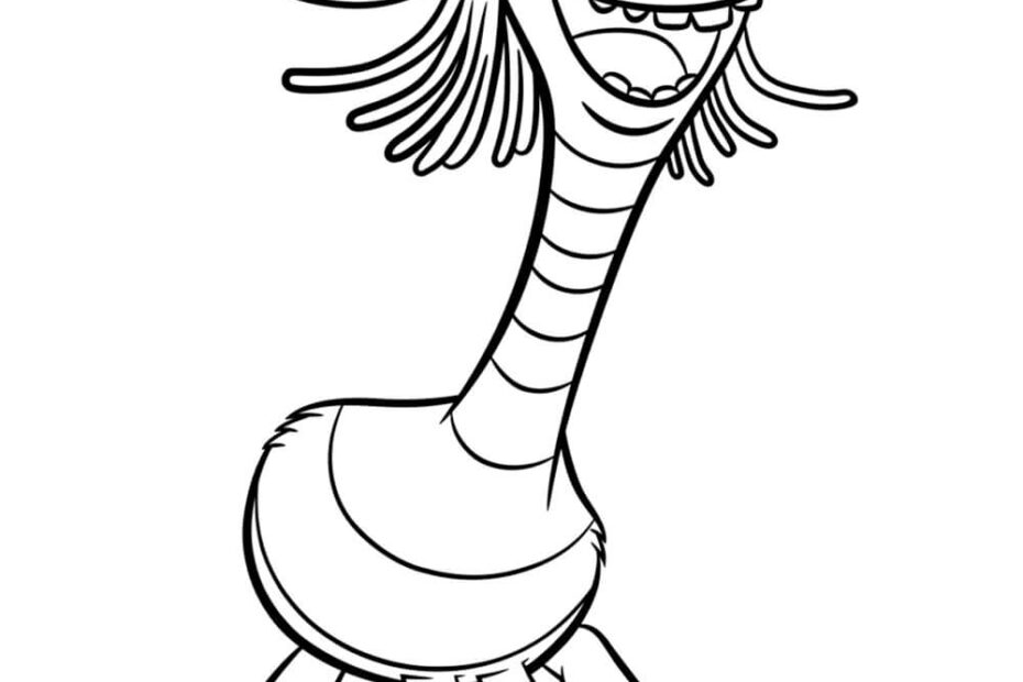Trolls Poppy Coloring Page Free Printable Coloring Pages For Kids