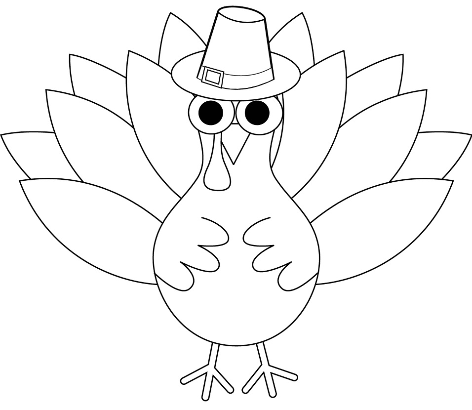 printable turkey coloring sheet