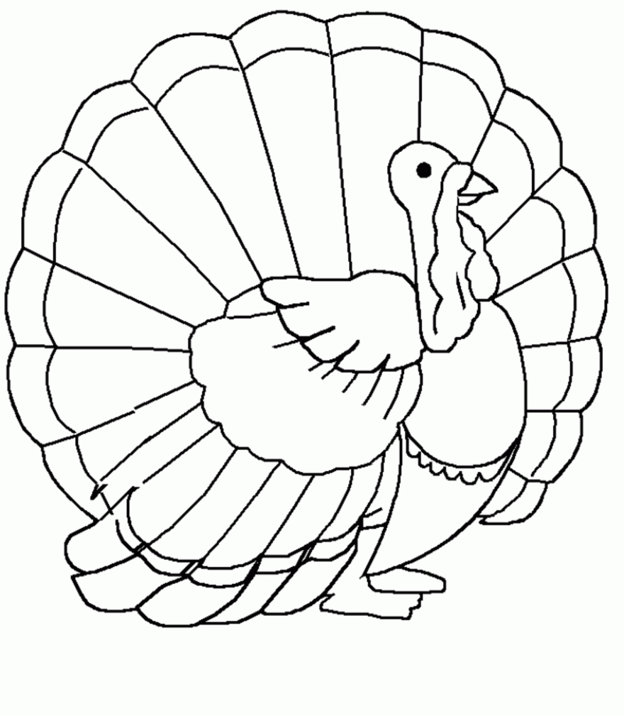 Turkey Coloring Sheets Printable