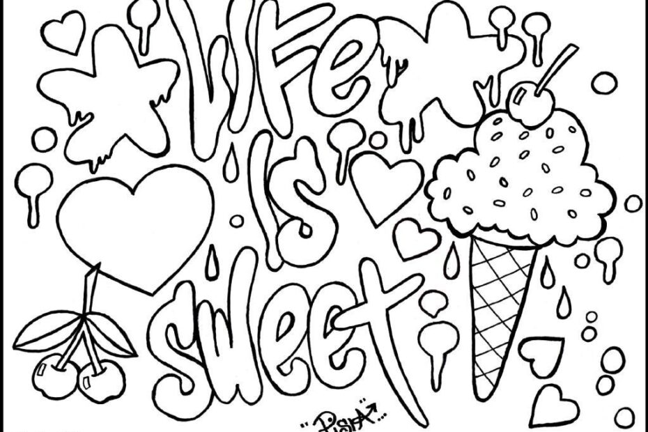 Tween Coloring Pages Coloring Nation