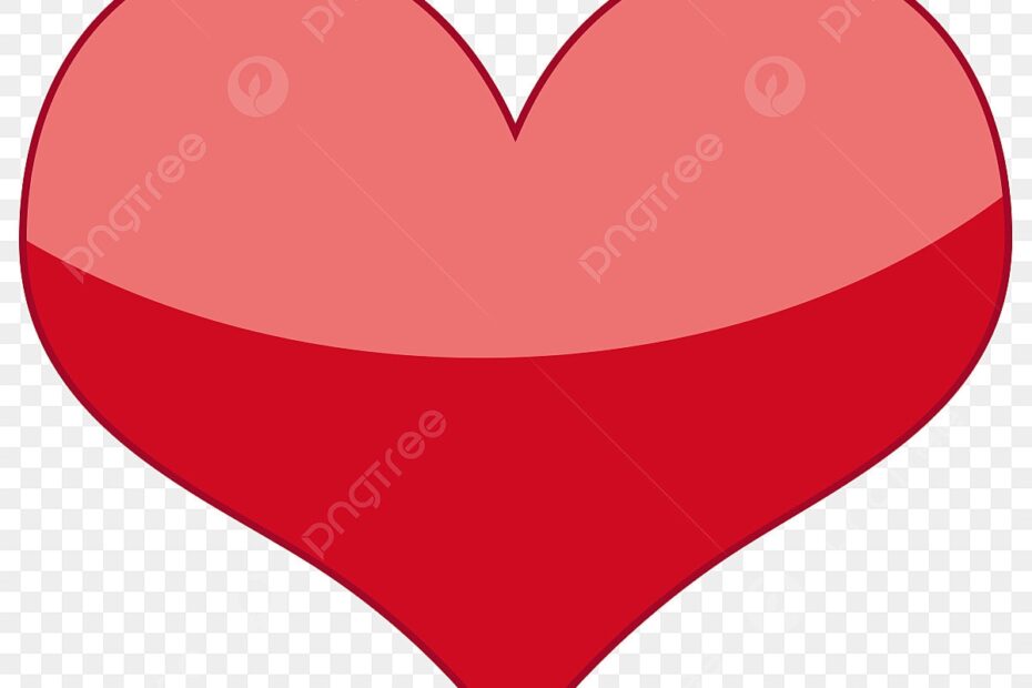 Two Love PNG Picture Two Color Love Heart Clip Art Heart Clipart