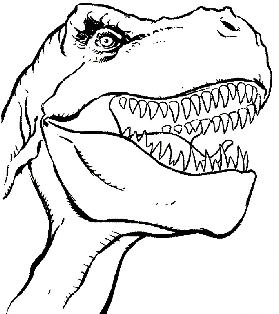 tyrannosaurus rex coloring page