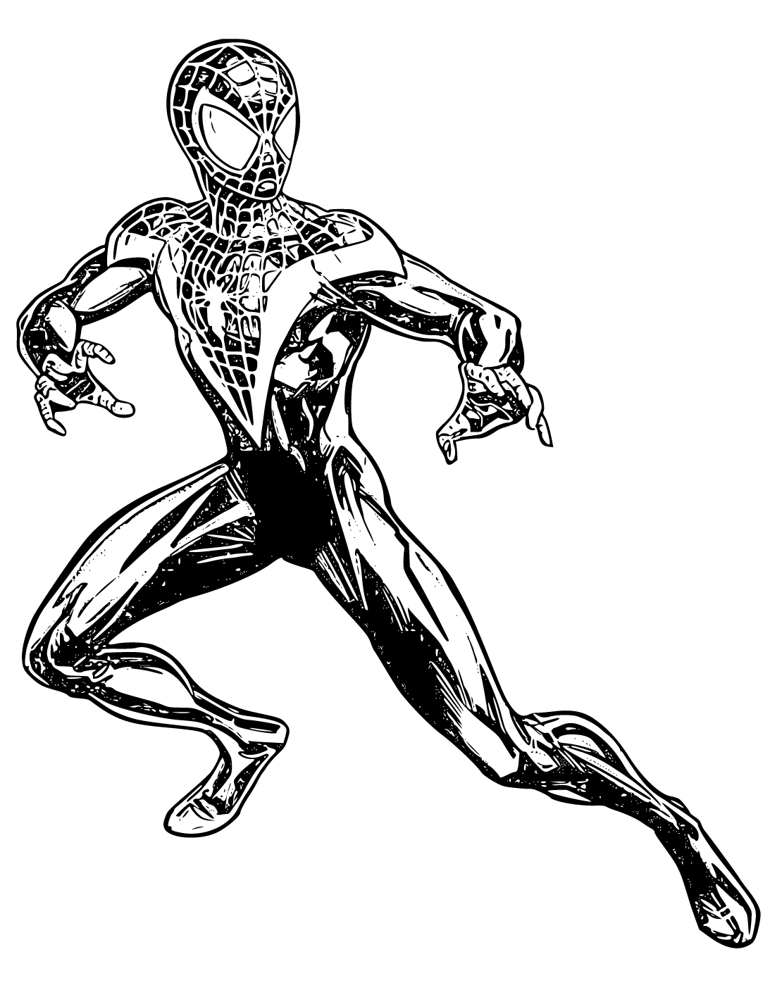 Ultimate Spiderman Miles Morales Coloring Pages 9 Printable Sheets Ultimate Spiderman Miles Morales Coloring Pages 9 Printable Sheets