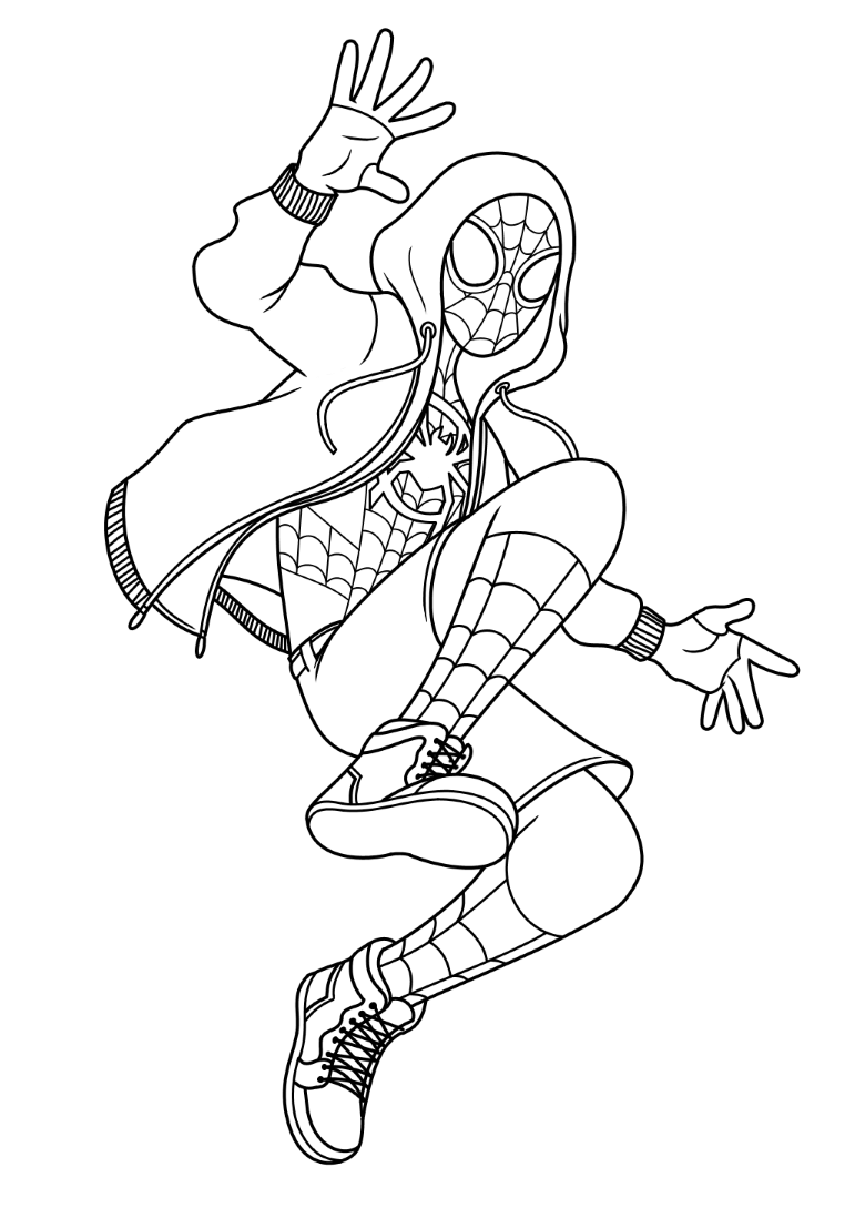 Ultimate Spiderman Miles Morales Coloring Pages 9 Printable Sheets Ultimate Spiderman Miles Morales Coloring Pages 9 Printable Sheets