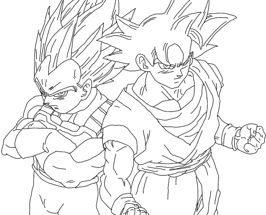 Ultra Instinct Goku Coloring Pages Coloring Home
