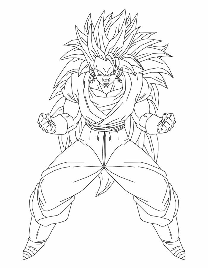 Ultra Instinct Goku Coloring Pages Coloring Home