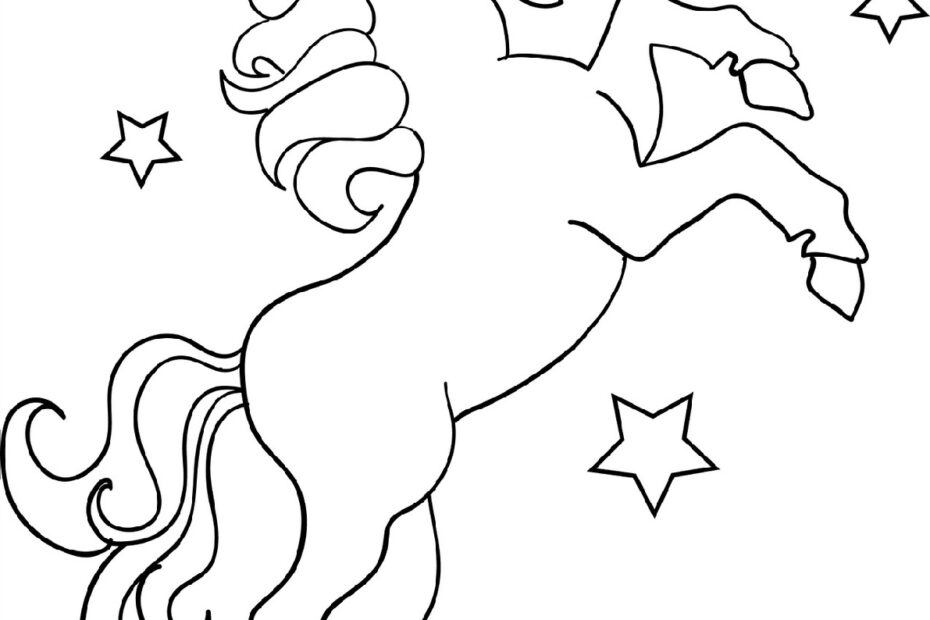 Unicorn Color Pages For Kids Activity Shelter