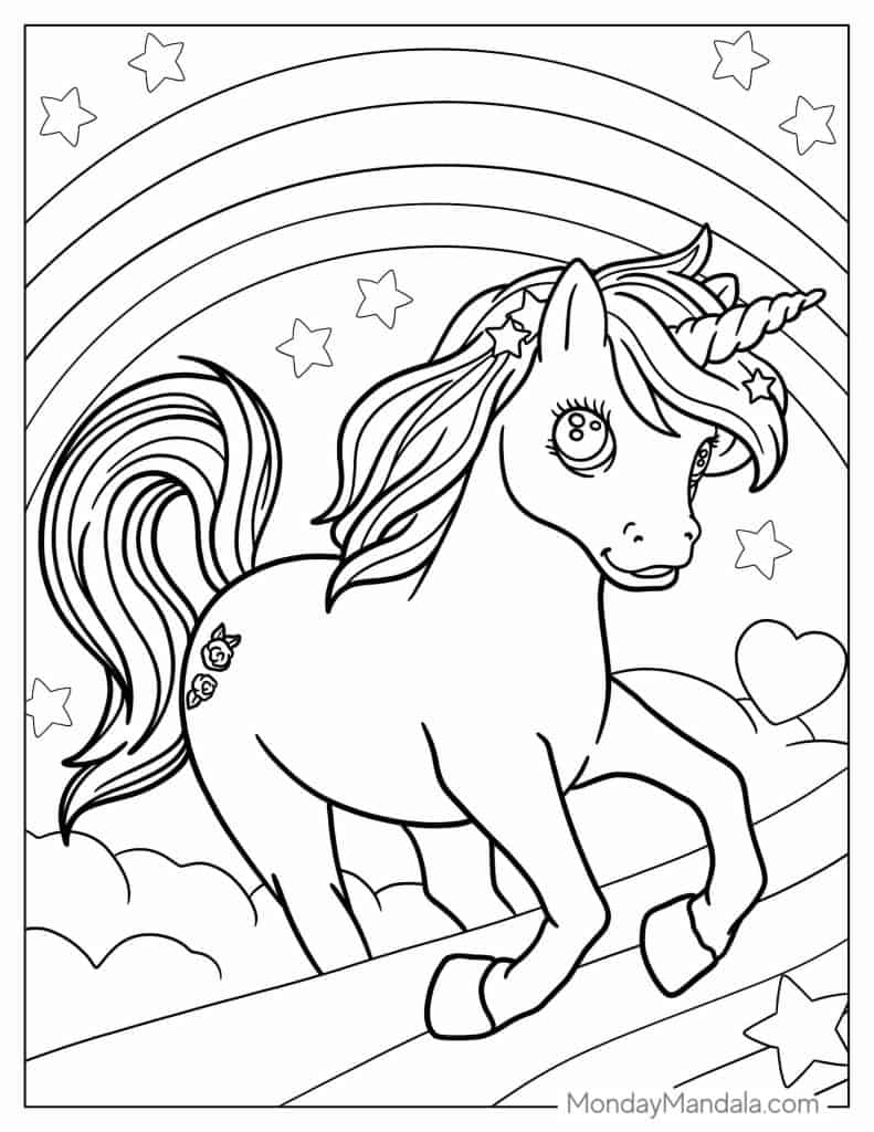 Unicorn Coloring Page Free PDF Printables Coloring Nation Unicorn Coloring Page Free PDF Printables Coloring Nation