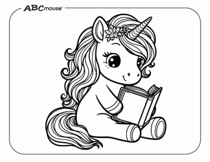 Unicorn Coloring Pages ABCmouse