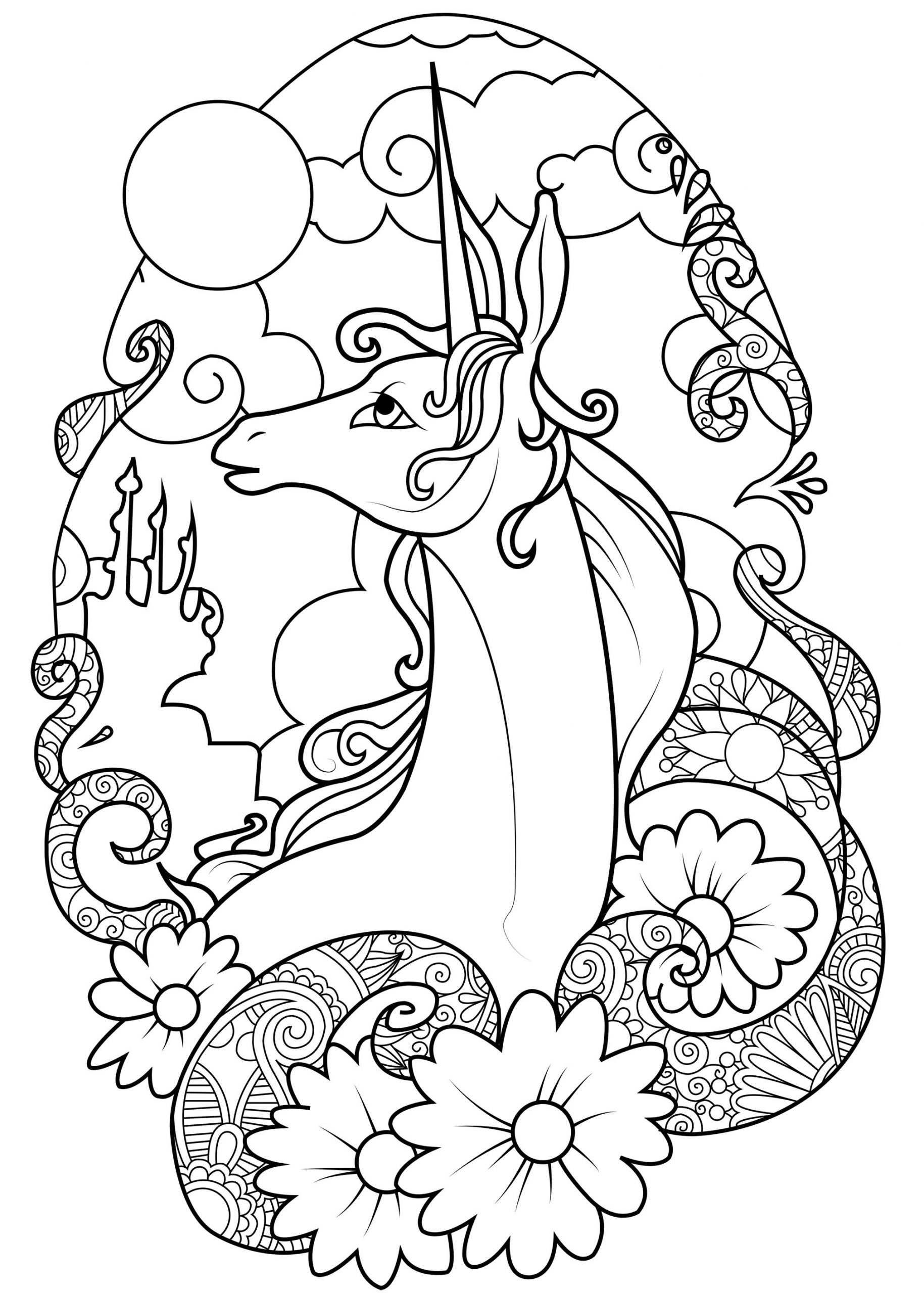Unicorn Coloring Sheet Free Printable Welcome To Our Enchanting World 
