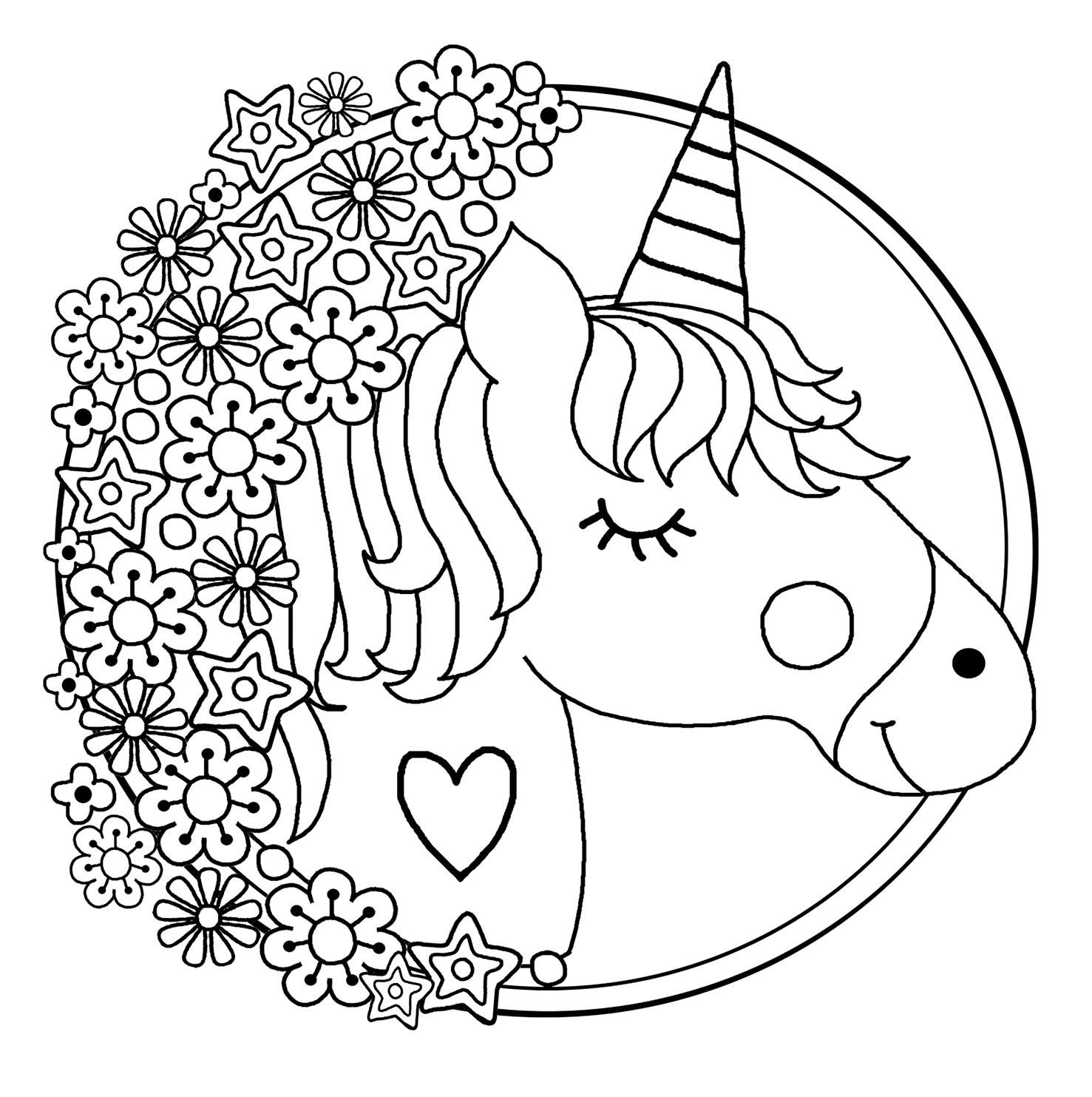 Unicorns Free To Color For Kids Unicorns Kids Coloring Pages Unicorns Free To Color For Kids Unicorns Kids Coloring Pages