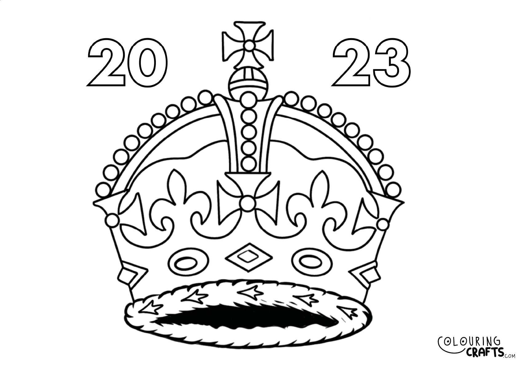 Union Jack Coronation Colouring Page Colouring Crafts Union Jack Coronation Colouring Page Colouring Crafts