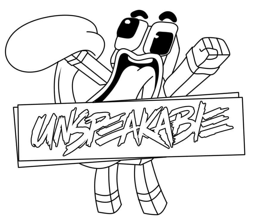 Unspeakable Coloring Pages ColoringLib