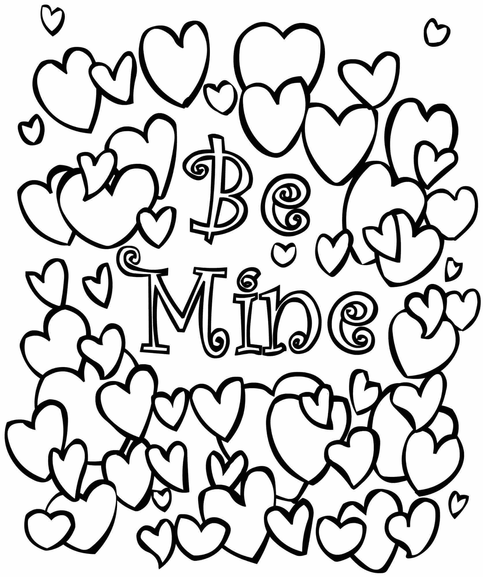 Valentine Coloring Pages Free Printable Coloring Home Valentine Coloring Pages Free Printable Coloring Home