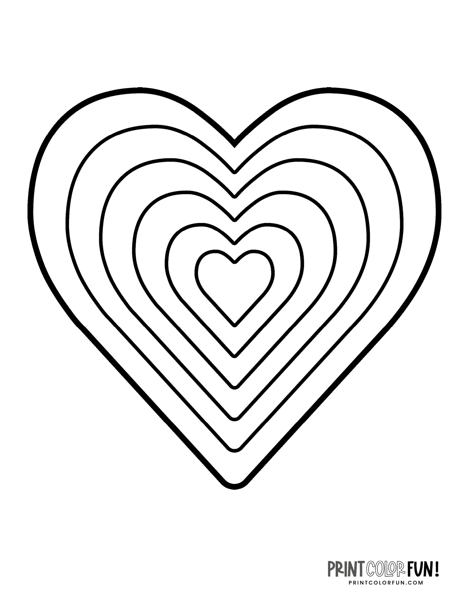Valentine Heart Printable Coloring Pages Valentine Heart Printable Coloring Pages