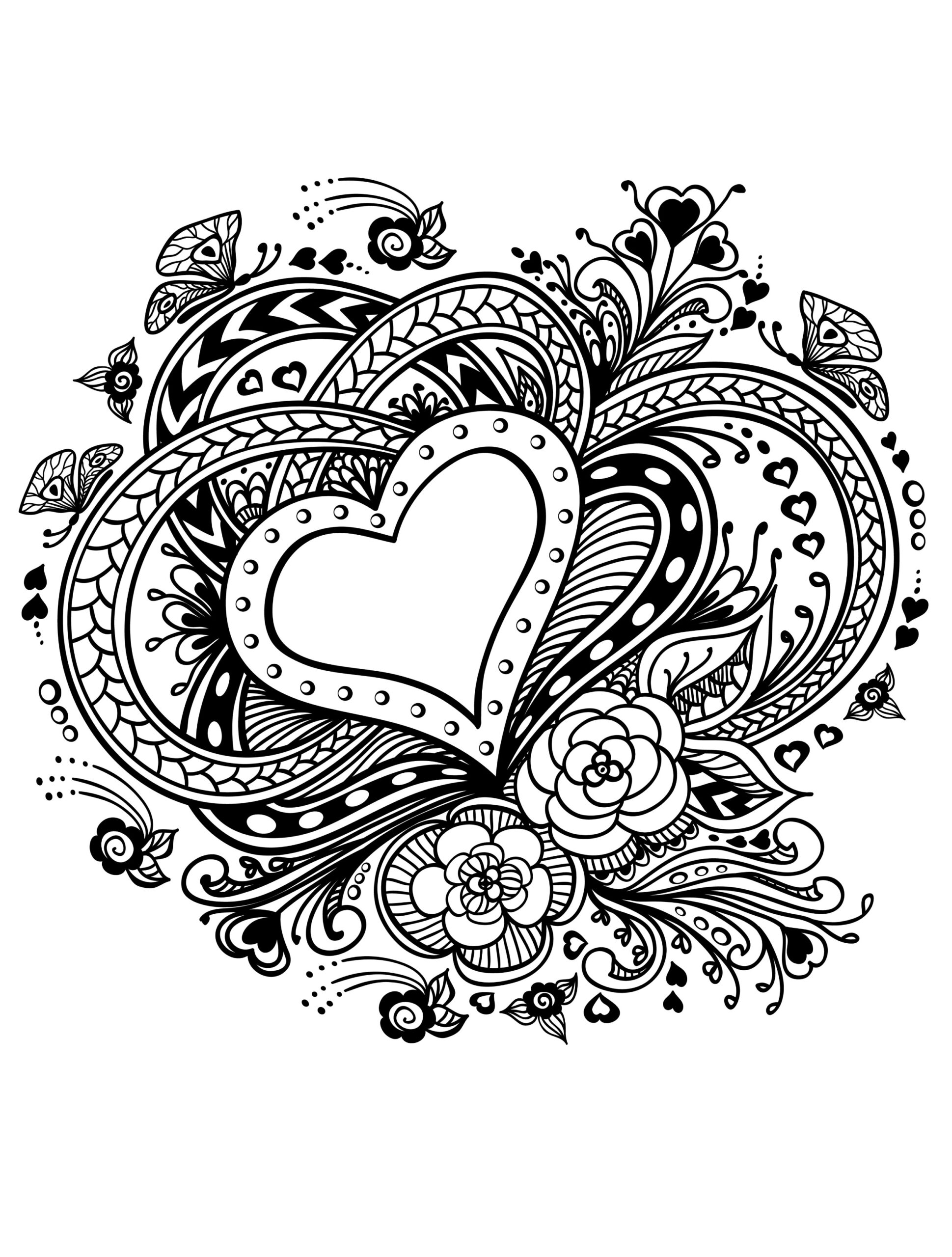 valentines coloring pages for adults