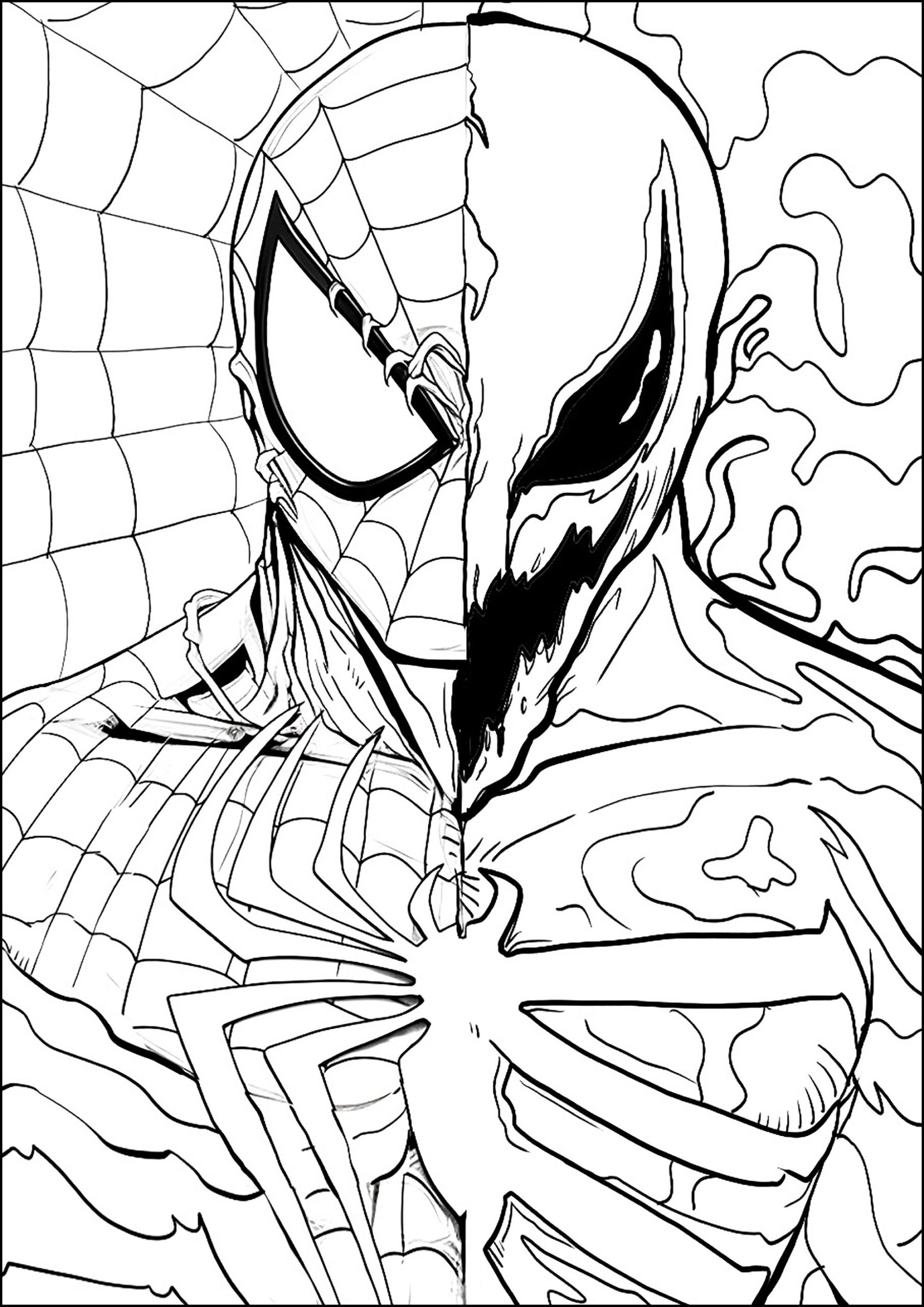 free printable coloring pages venom free printable coloring pages venom