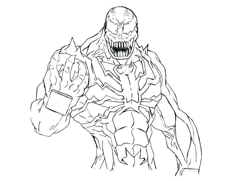 Venom Free Coloring Page Download Print Or Color Online For Free
