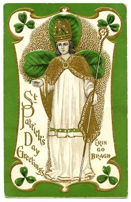 Vintage St Patrick 39 s Day Clip Art St Pat The Graphics Fairy