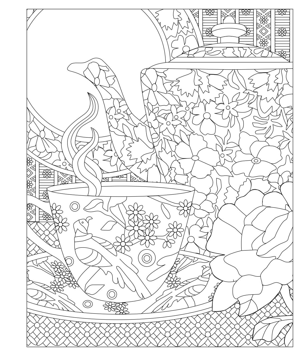 Virtual Coloring Pages For Adults Coloring Pages