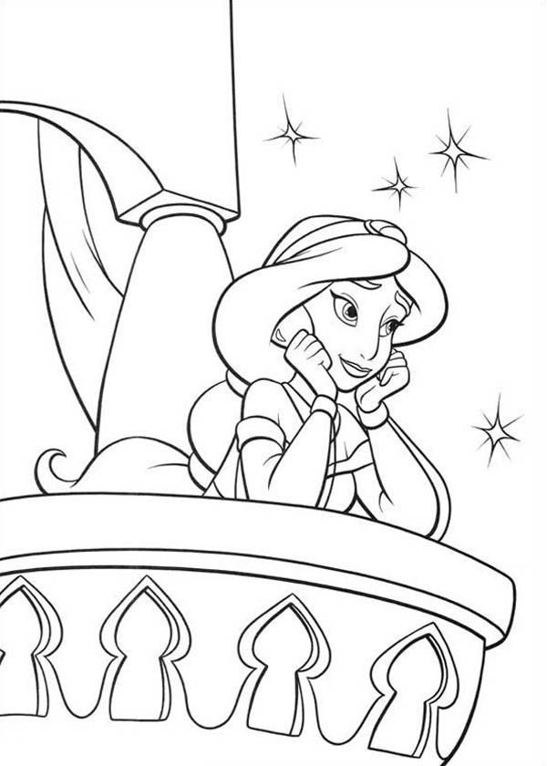 Walt Disney Princess Jasmine Coloring Page NetArt Walt Disney Princess Jasmine Coloring Page NetArt
