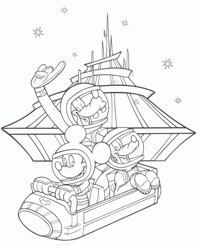 Walt Disney World Coloring Pages Free Coloring Home