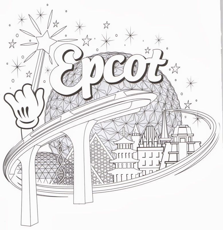 Walt Disney World Coloring Pages Free Coloring Home