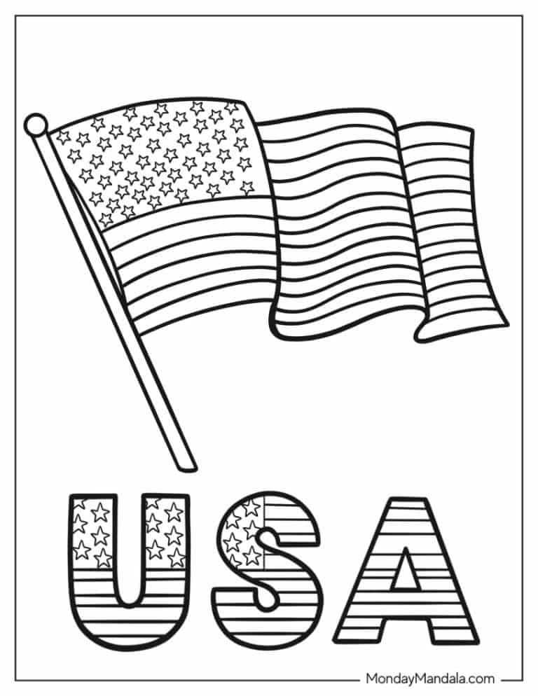 Waving American Flag Coloring Page American Flag Colo Vrogue co Waving American Flag Coloring Page American Flag Colo Vrogue co