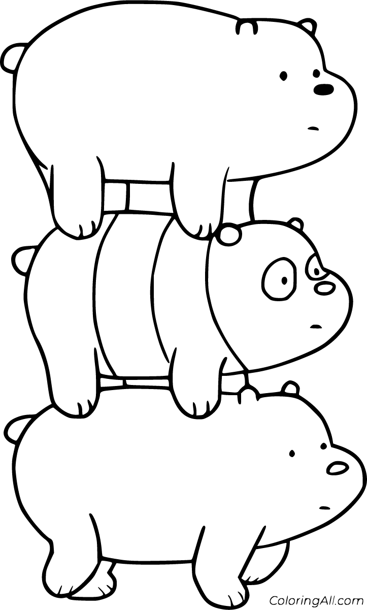 we bare bears coloring sheets
