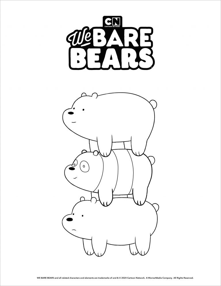 We Bare Bears Coloring Pages Printable ColoringBay