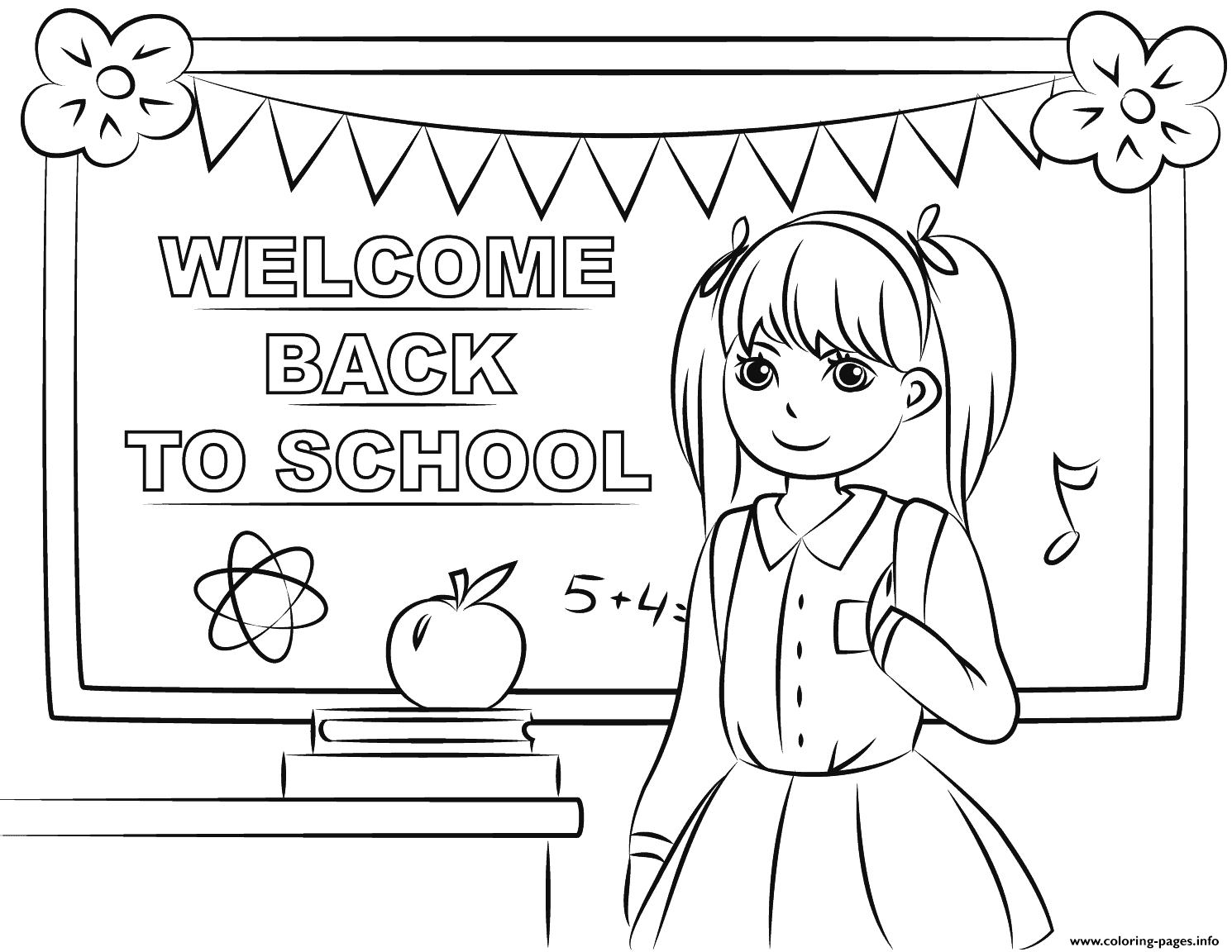 free welcome back coloring pages free welcome back coloring pages