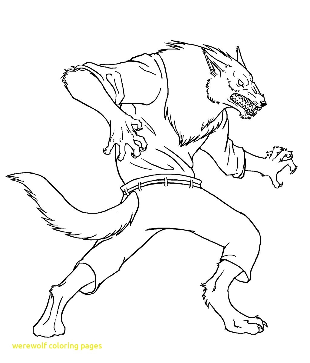 Werewolf Coloring Pages Printable At GetDrawings Free Download