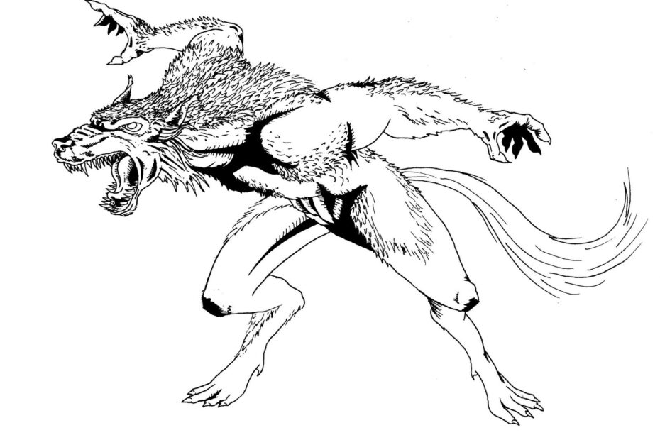 Werewolf Coloring Pages Printable At GetDrawings Free Download