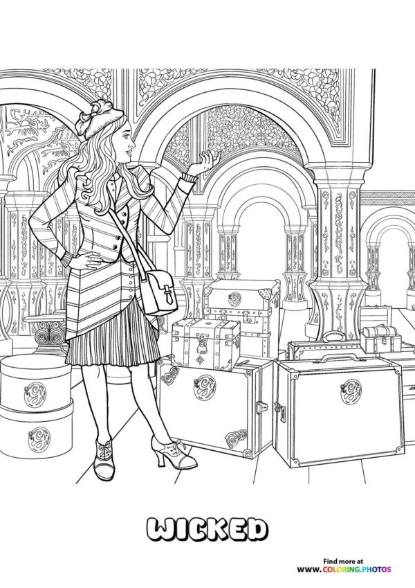 Wicked Coloring Pages For Kids