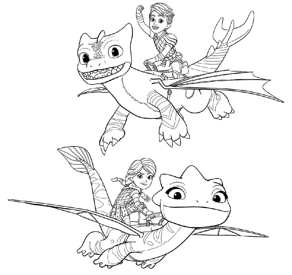 printable coloring pages of dragons