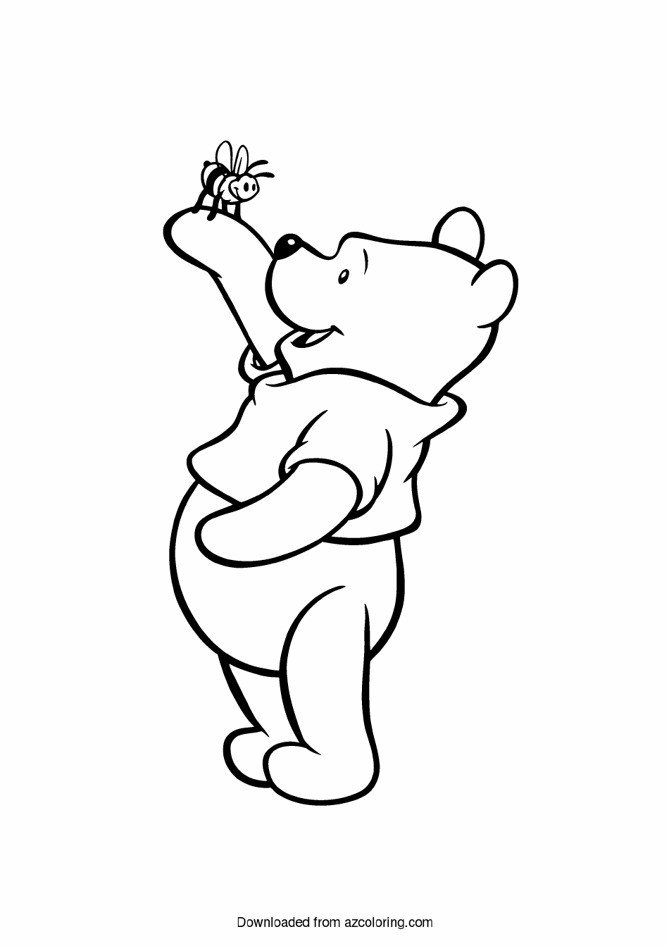 winnie the Pooh coloring sheet