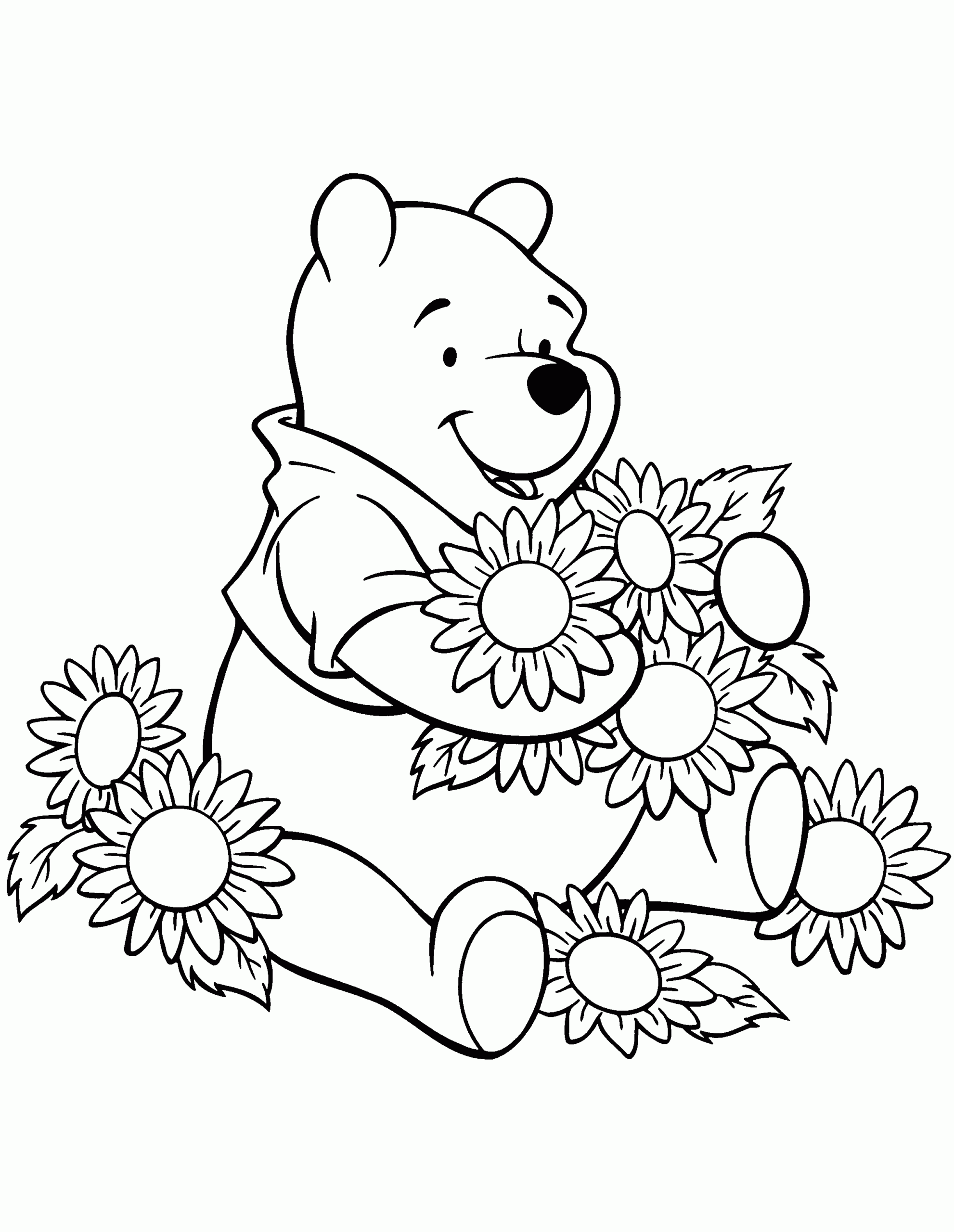 Winnie The Pooh Colouring In Sheets At TARKENJIBLOG Blog