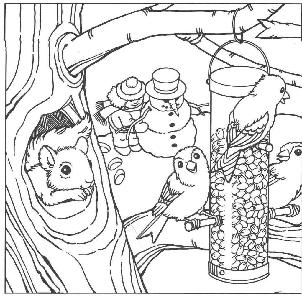 free winter coloring pages for adults free winter coloring pages for adults