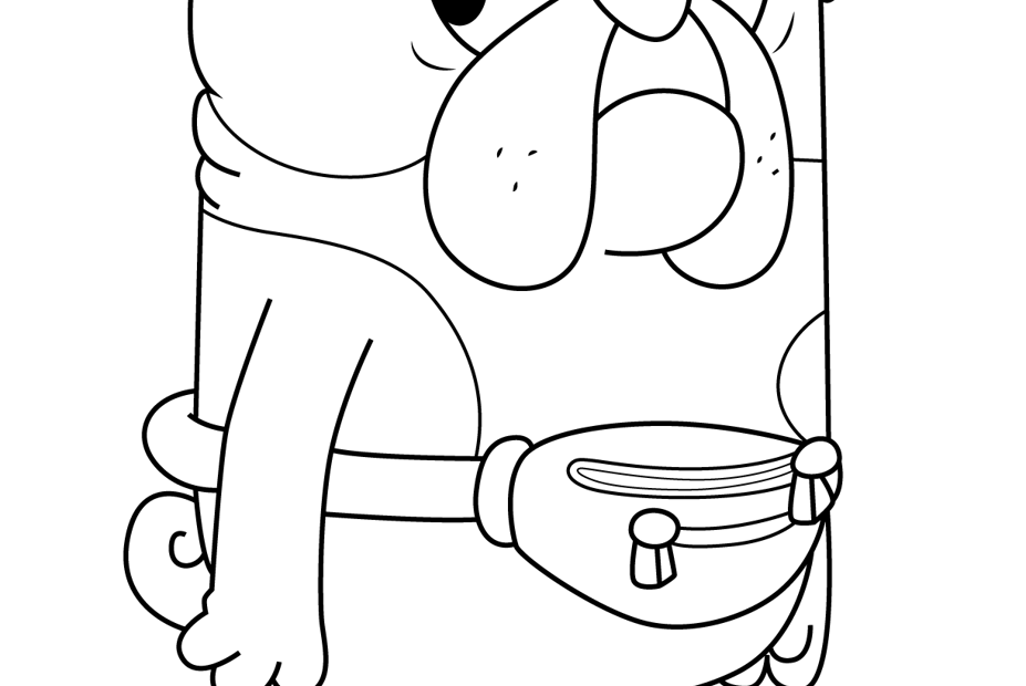 Winton 39 s Dad Bluey Coloring Page For Kids Free Bluey Printable