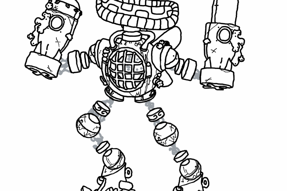 Wubbox Coloring Pages Coloring Home