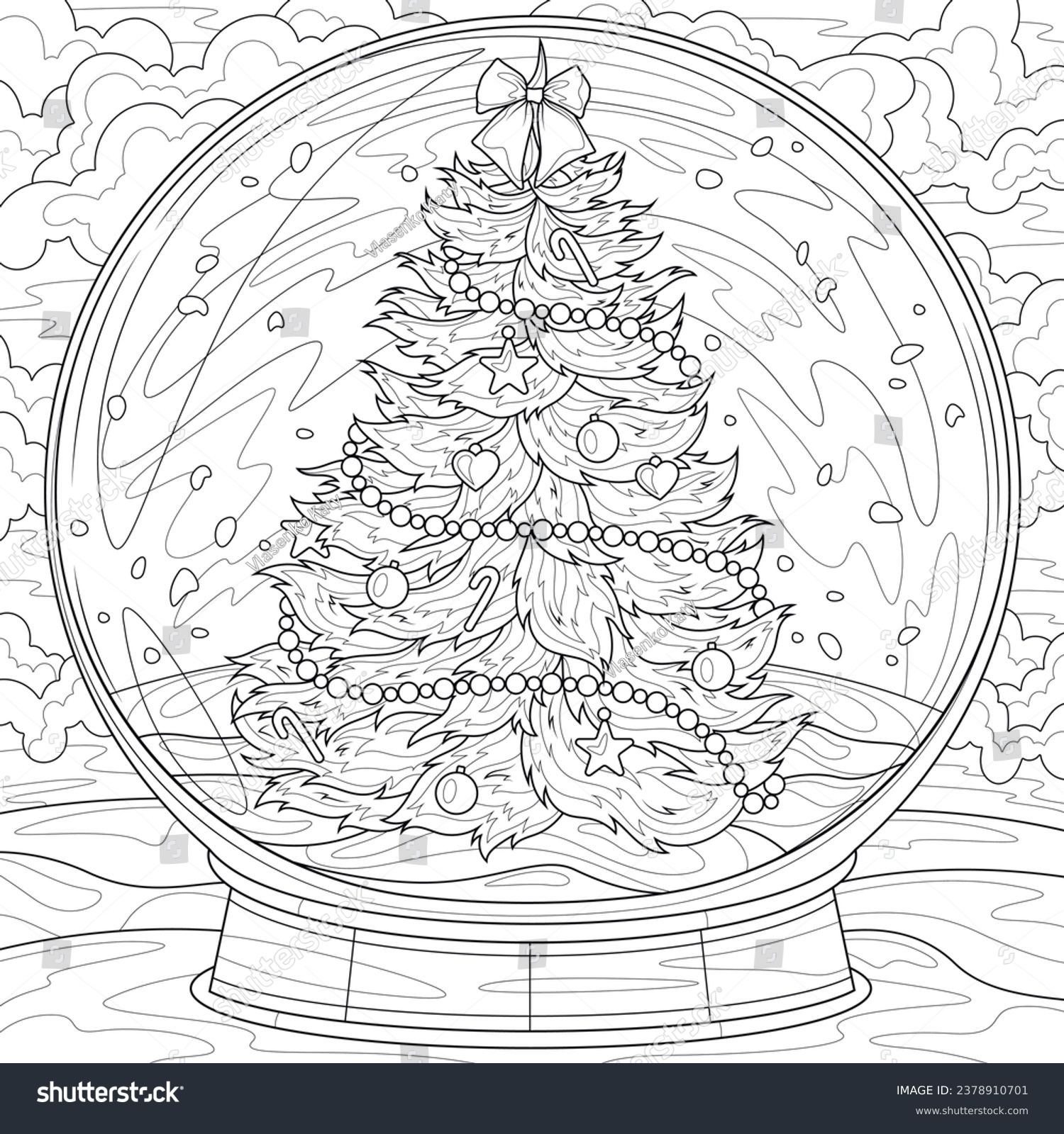 Xmas Coloring Pages For Adults